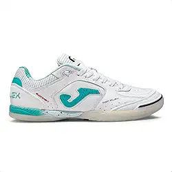 Chuteira de Futsal Joma Top Flex Branco e Azul