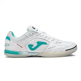 Chuteira de Futsal Joma Top Flex Branco e Azul