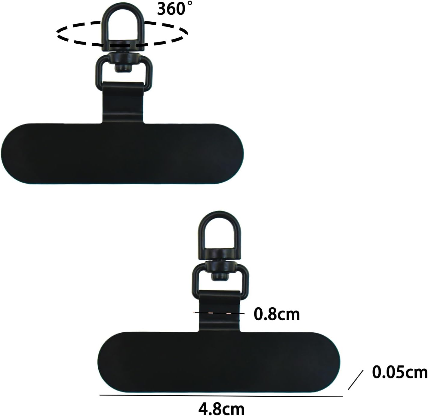 Xinjoduz 4 stuks universele pads voor mobiele telefoonketting, houder