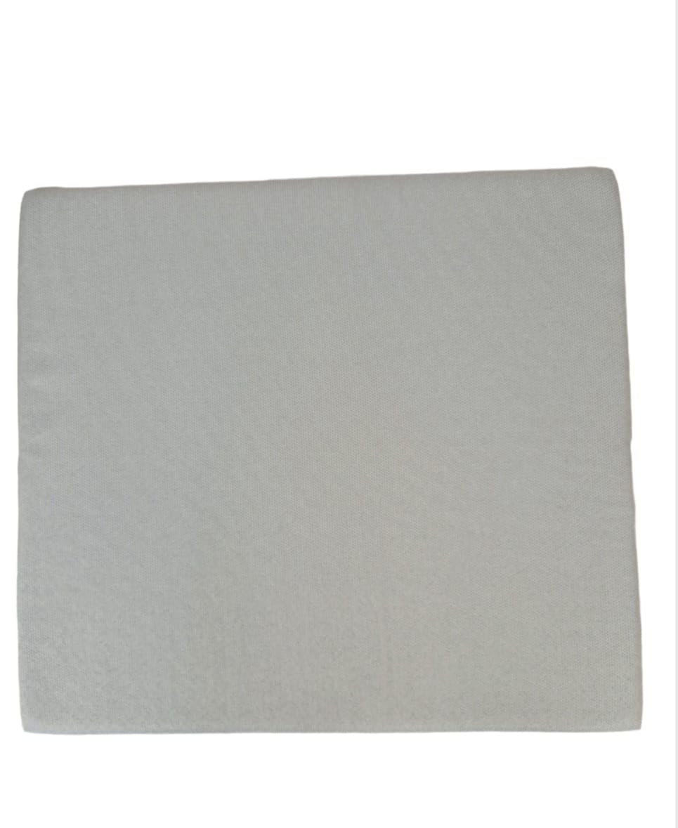 Set 4 cuscini esterni da giardino sfoderabili rattan 50X55X5 cm cappuccino