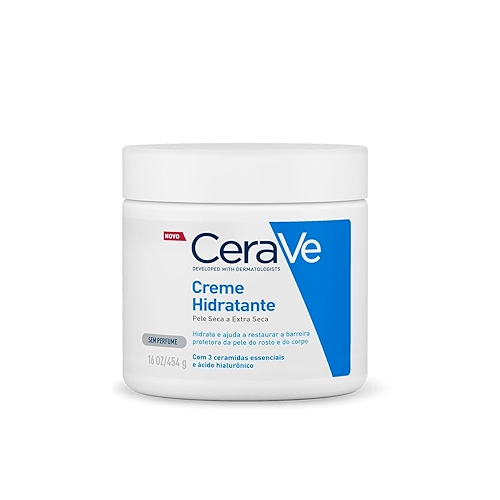 CeraVe Creme Hidratante Corporal, para Pele Seca a Extra Seca, com 3 Ceramidas Essenciais ... CeraVe Creme Hidratante Corporal, para Pele Seca a Extra Seca, com 3 Ceramidas Essenciais ...
