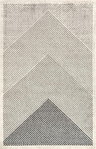 Tapete Decorativo nuLOOM Charline Gris 8'10" x 12' miniatura 3