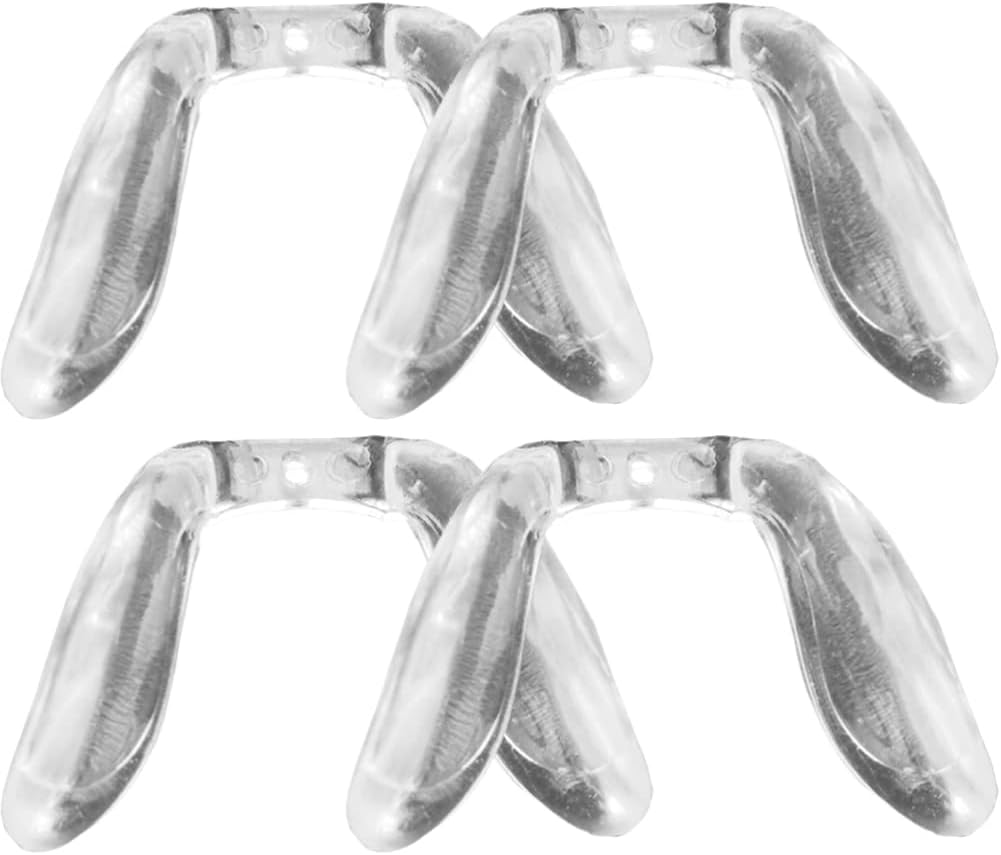 FOMIYES 4Pcs U Shaped Eyeglass Nose Pads Bridge Plug in