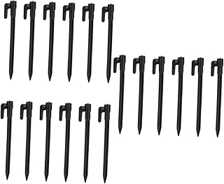 PRETYZOOM 150 Pçs Pregos De Plástico Barraca Ao Ar Livre Barracas Infláveis Tenda Para Barraca De Acampamento Estacas De Metal Barraca De Acampamento Pregos À Terra Barraca De Acampamento