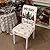 ysnifeiw Christmas Chair Cover Set of 6 Merry Christmas Dining Removable Xmas Holiday Chair Slipcovers for Dining Room, Christmas Party Decoration