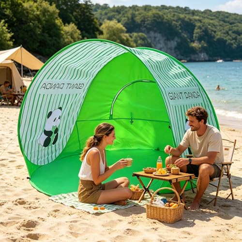 Tienda de campaña de playa para niños portátil y ligera con protección solar ideal para verano 7