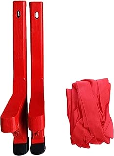 Wooden Stilts for Kids and Adults, Adjustable Traditional Chinese Stepper Toy for Outdoor Games, Performances, and Festivals- Long 45 cm