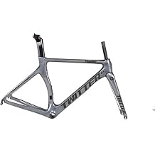 Carbon Road Bike Frame - Lightweight Mechanical Racing Frameset, 1200g