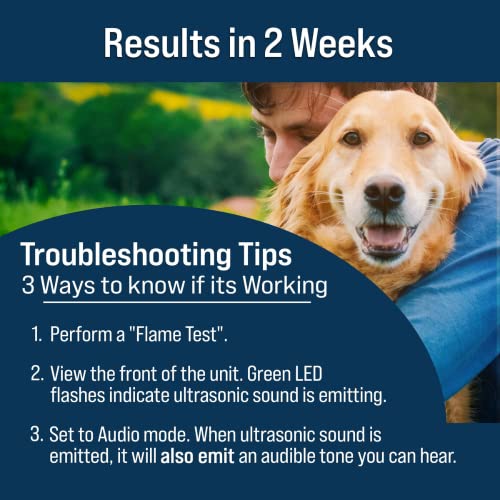 Good Life, Inc. Dog Silencer Max | Stops Barking Up To 300 Ft. Away | Humanely Stop Barking Dogs | Automatic Bark Detection Up To 75 Ft. | Includes Remote Control | Dog Training Device #TOP3