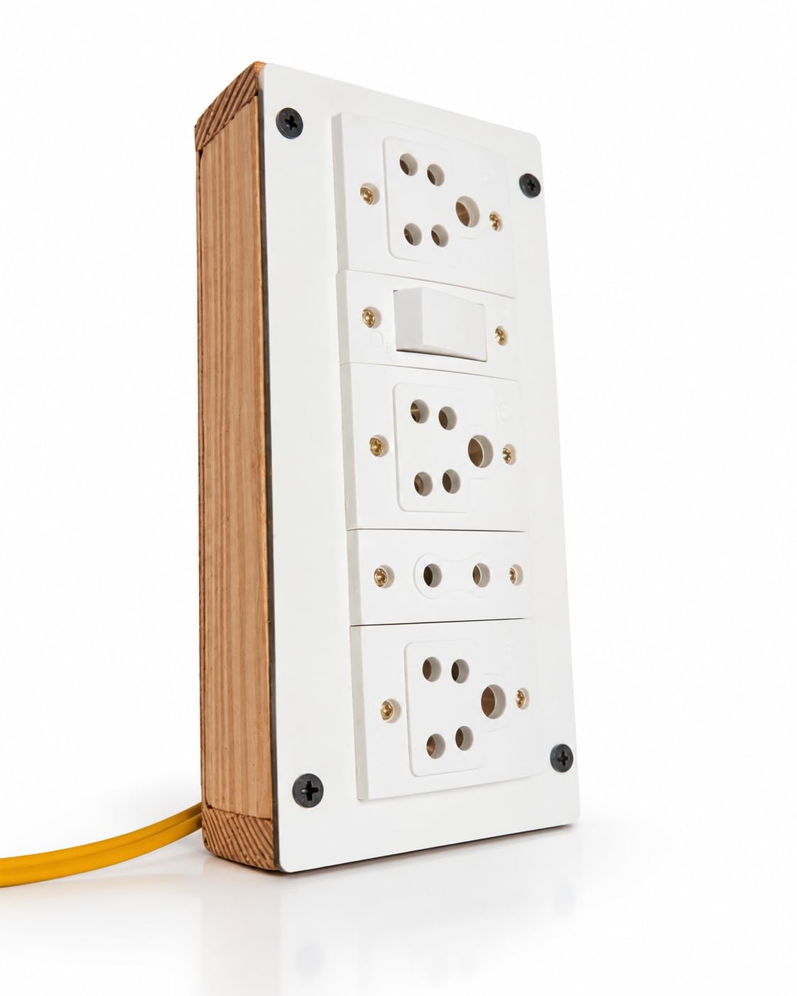 GM 3060 Extension Board 10Amp Output 250 Volts with 2 Mtr Extension Cord & Surge Protector | Master Switch, Safety Shutter, 4 International Sockets | Multi Plug Travel Adapter for Home Appliances-image-22