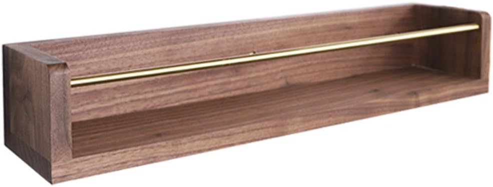 scaffali galleggianti in legno per il bagno