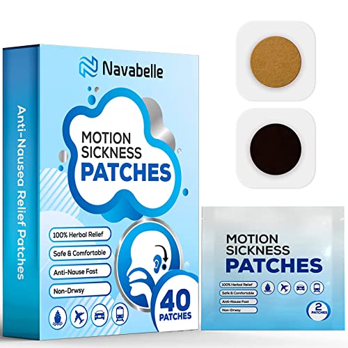 Motion Sickness Patches, Effective For Motion Sickness, Sea Sickness And Morning Sickness Relief, Better Than Motion Sickness Bands And Motion Sickness Glasses, Cruise Essentials. #TOP18