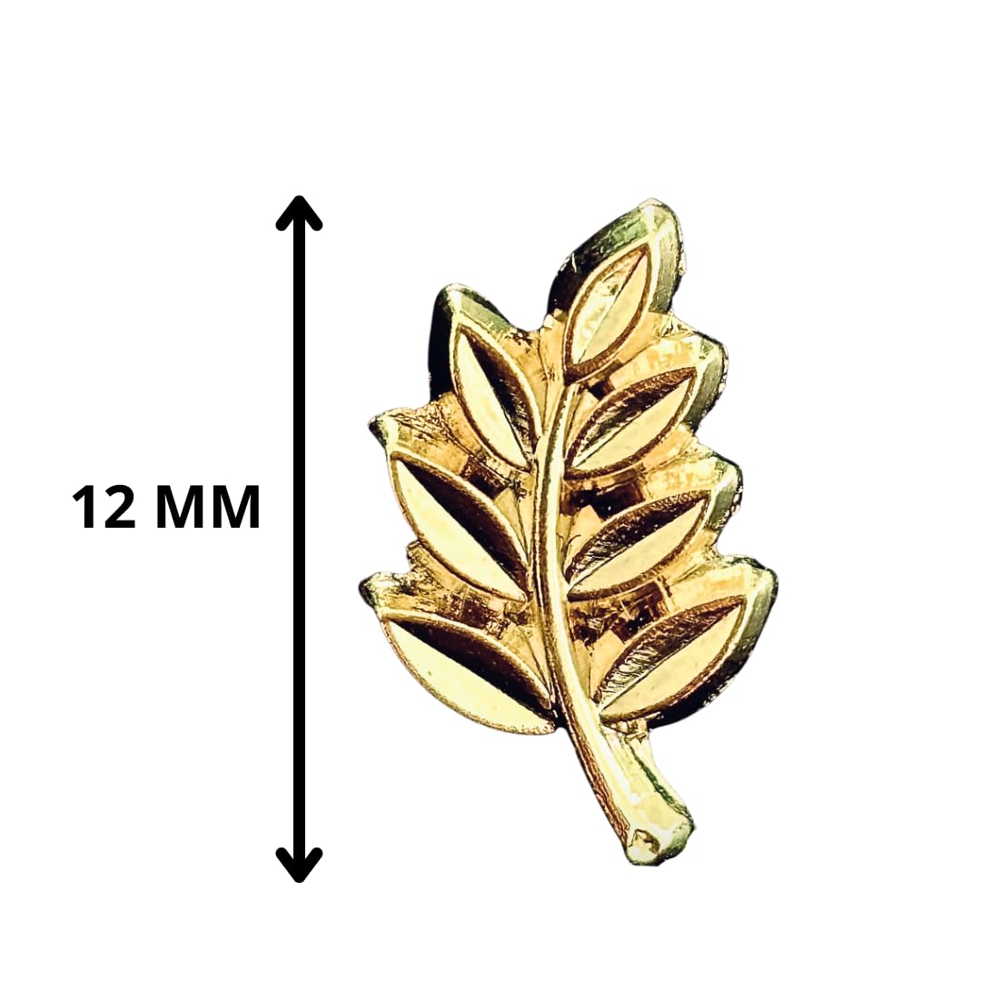 Lote de 5 Pin's Acacia Masonería | Pins France Dorado Branche de Acacia | Joya de 12 mm símbolo masónico, mm, Zinc
