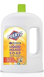 Puerto Liquid Handwash Refill – Original Hand Wash- 2 Ltr (Pack of 1) | Germ Defence Formula | 10x Better Germ Protection