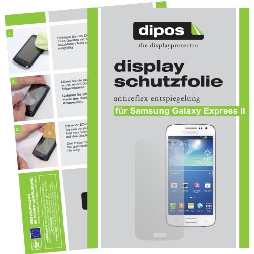 dipos I 2X Protection ecrán Mat Compatible avec Samsung Galaxy Express 2 Films de Protection d'écran