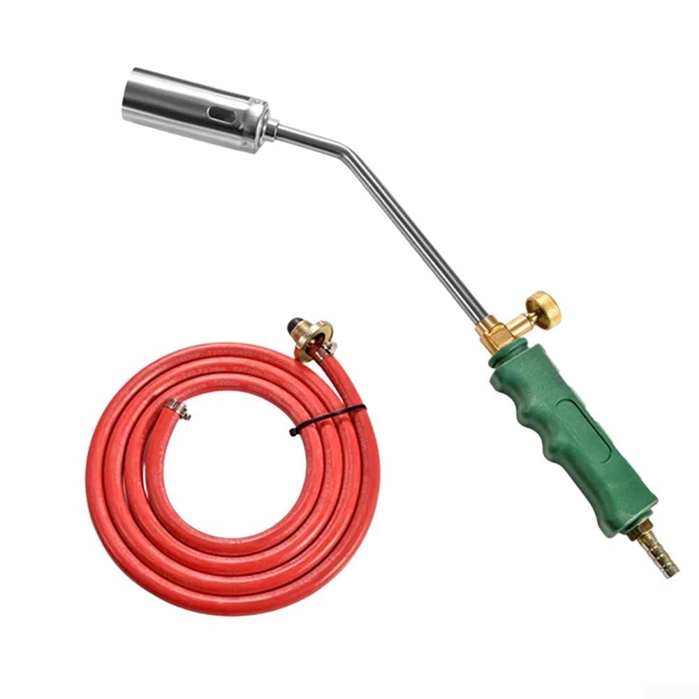 Flamethrower Lantern with Stainless Steel Nozzle and Copper Switches, Single Switch, Outdoor Heating Tools for Pig Hair Removal Kitchen BBQ Grill