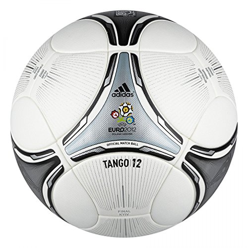 adidas Matchball Tango 12 UEFA Euro Finale 2012 White-Silver-Black - 5