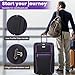 Medium Suitcase 26" Super Lightweight Luggage 20% Expandable Combination Lock 2 Wheel Soft Shell Hold Check in Luggage for 15 to 20kg