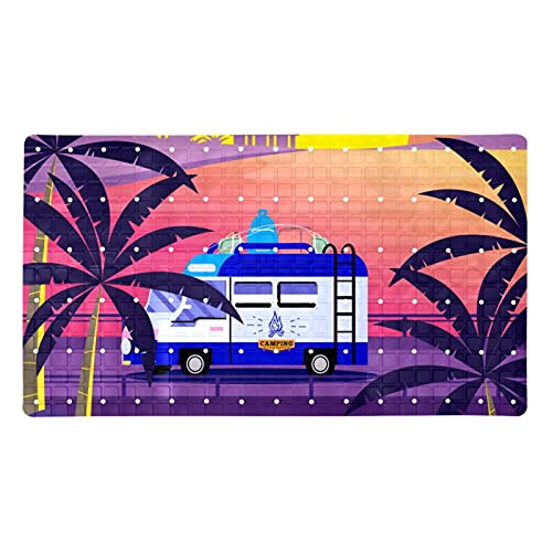 Tapis de baignoire pour la plage et vacances lavable en voiture