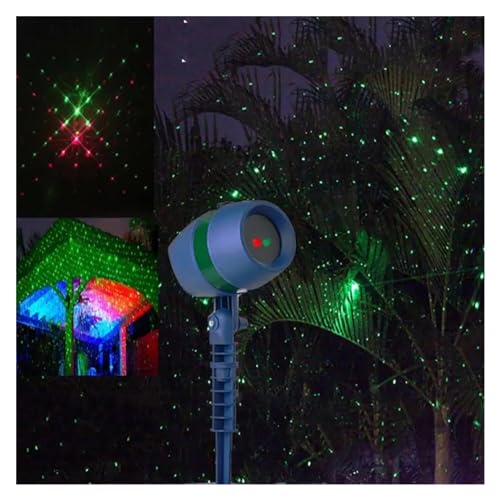 KMEYLE Proiettore Natale Esterno Decorazione for Feste Lampada da Prato Natalizia USB 1 pz Luce Decorazione for la casa Lampada da Esterno Portatile Faretto a Colori Creativo più Luminoso e Chiaro