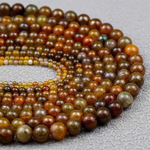 4 6 8 10Mm Natural Brown Chalcedony...