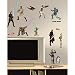 RoomMates RMK1876SCS Star Wars Episodes 1 thru 3 Peel and Stick Wall Decals