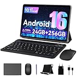 2026 dernier modèle Tablette avec stylet 10 pouces Android 16 tablet Ultra Performante   Clavier & Souris Inclus   Gemini AI Android Tablets Processeur 8GB RAM+256GB ROM Widevine L1 Garantie 5 ans
