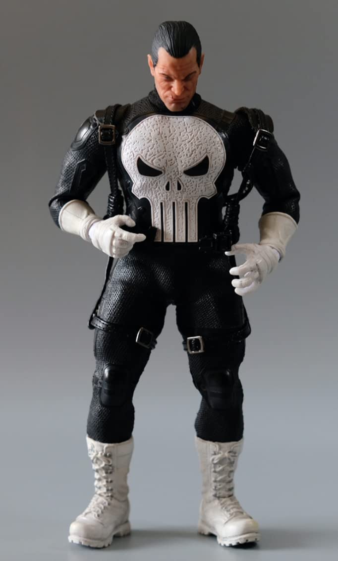 メズコ ワン12 パニッシャー（ mezco one 12） Mezco Toyz 1/12 Marvel The Punisher Action Figure Toy Model In