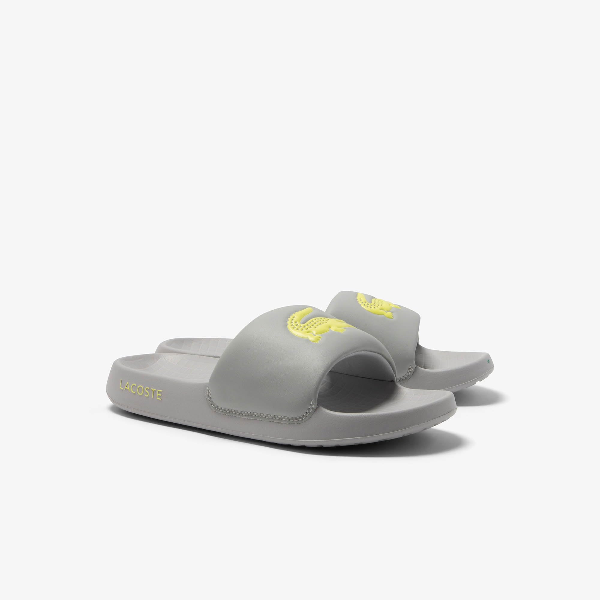 

                                                    Lacoste Men's Serve Slide 1.0 Sandal, Light Grey/L