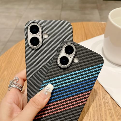Coque iPhone 14 Pro magnétique antichoc en carbone noir rouge