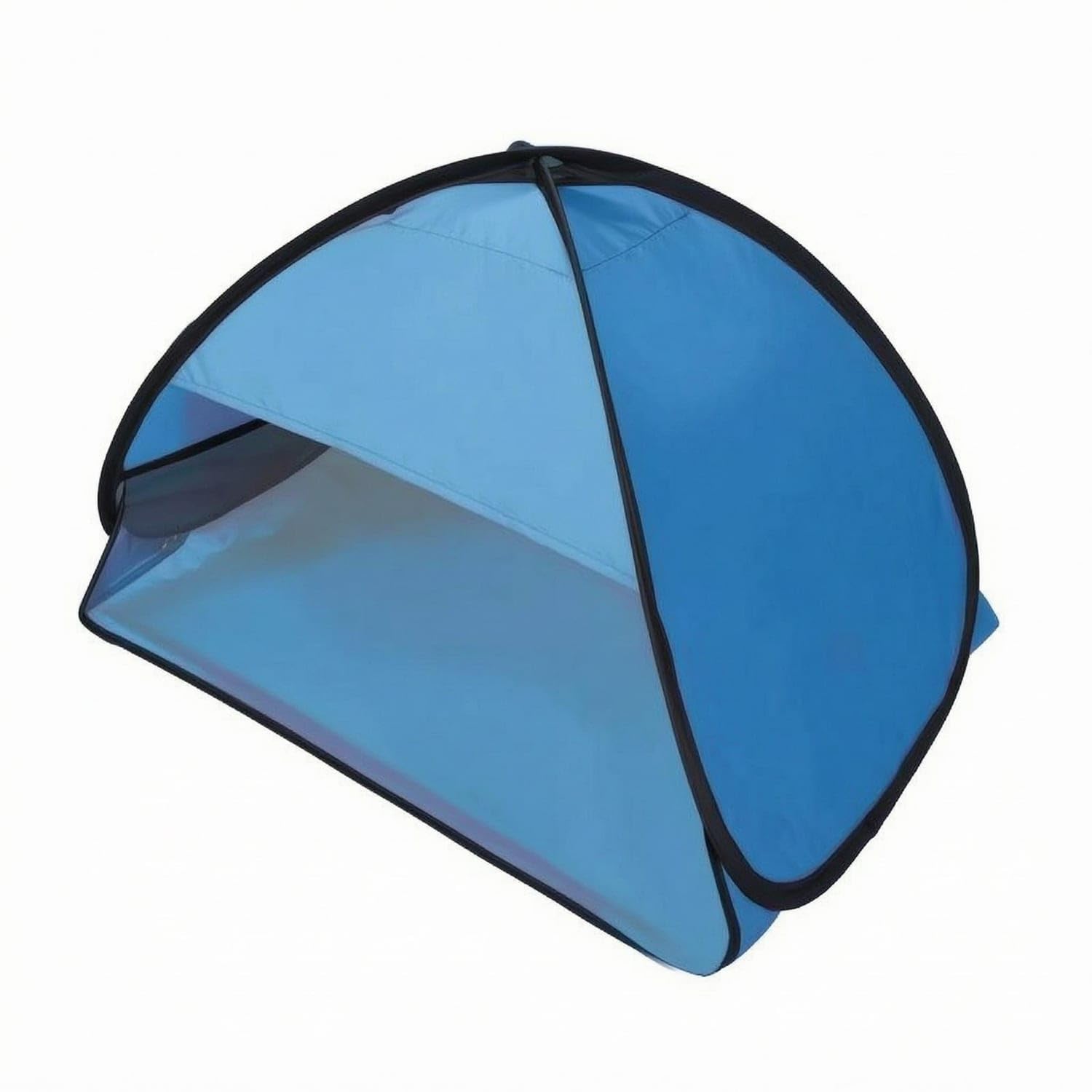 Silver-Coated Foldable Head Tent Shape-Retaining Steel Frame Dome Head Tent Black Edging Folding Shelter, Two-tone Blue, L|Canopies & Shelters|Sporting Goods-image-48