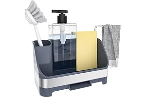 Minimalist Sink Organizer with Soap Dispenser