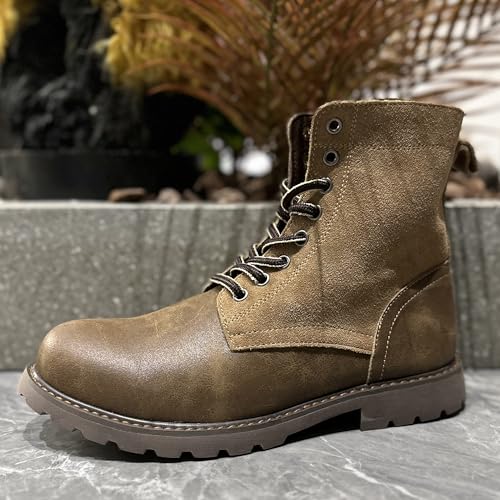 Image of COSIDRAM Men's Casual Oxford Boots Classic Suede Chukka Boot Comfort Business Dress Shoes Lace Boots