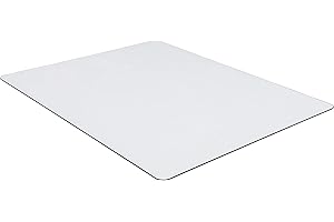 Lorell Tempered Glass Chairmat for Carpeted Floors (60 x 48)