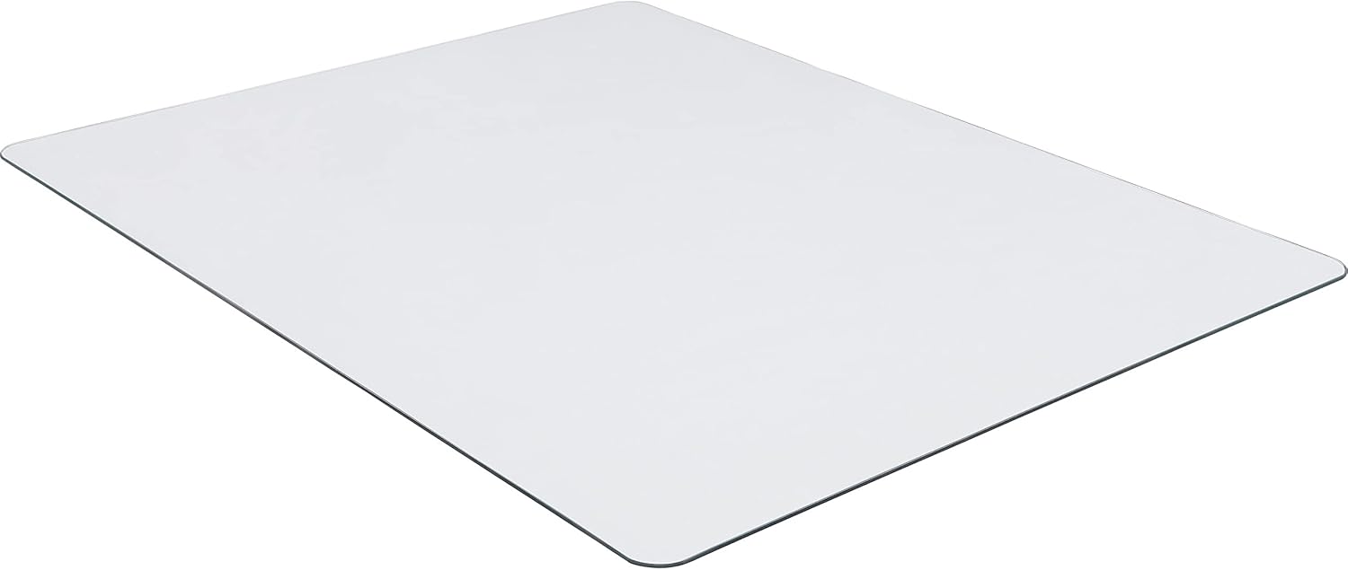 Product image of Lorell Tempered Glass Chairmat, 48" Width x 60" Depth x 0.25" Thickness, Clear, 1 Each