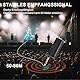 HOSPAOP Mikrofon Kabellos, Dual Funkmikrofon Wireless Microphone Set mit Wiederaufladbarem Empfänger, UHF Drahtloses Mikrofon für Karaoke, Hochzeit, Party, Vortrag, Gesang