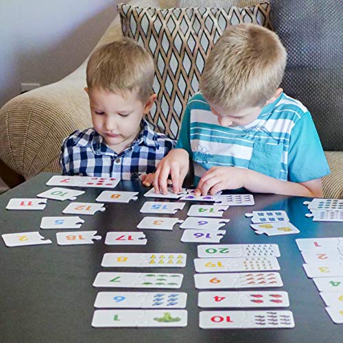The Learning Journey: Match It! - Counting - 30 Piece Self-Correcting Number & Learn To Count Puzzle - Preschool Learning Toys - Award Winning Toys #TOP4