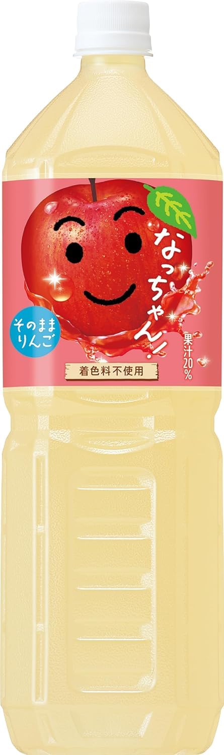 Amazon.com: Nacchan Apple Juice 1.5L (Pack of 2), Japanese Fruit