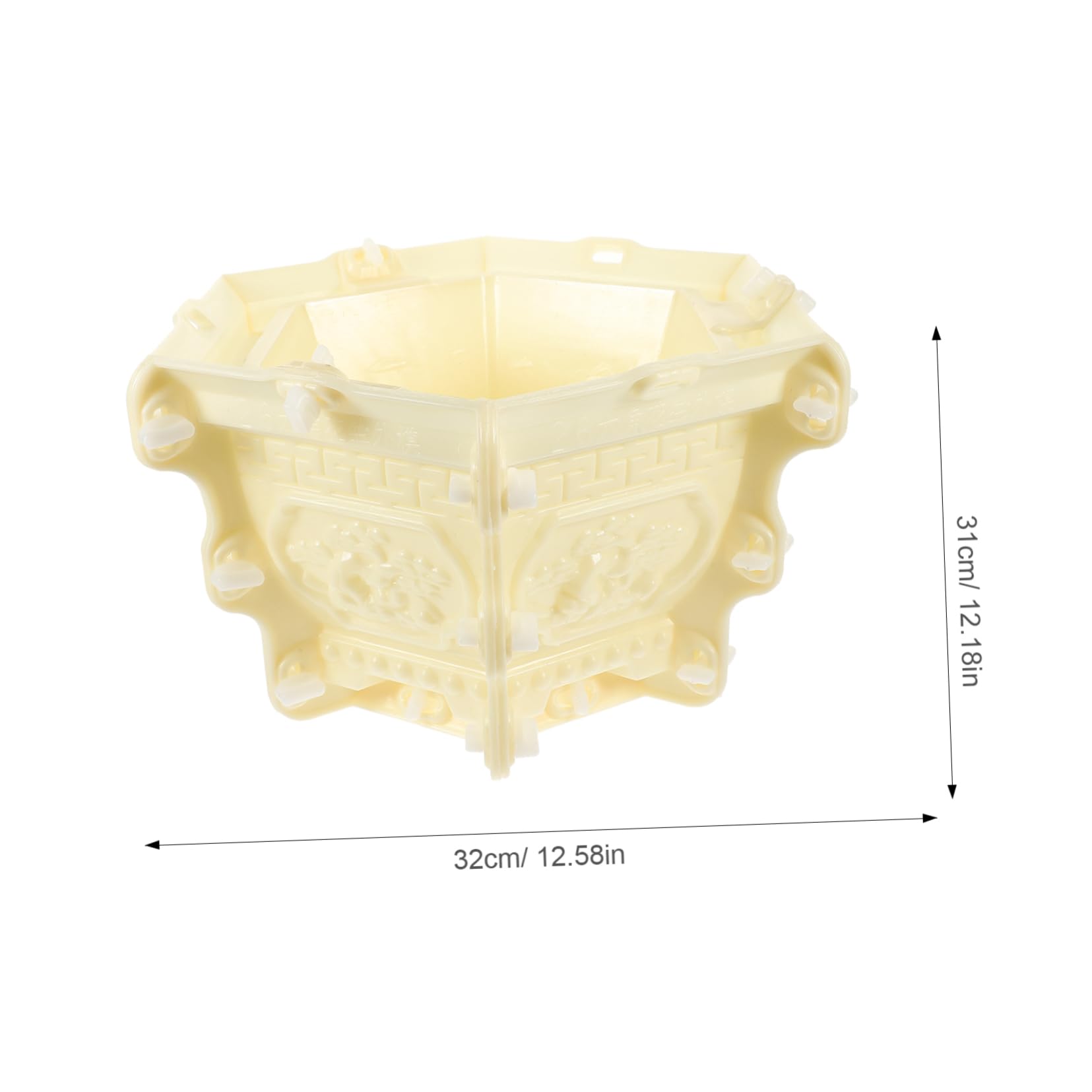 Amazon.co.jp: Levemolo 六角形 プラスチック製 プランター型 手芸用