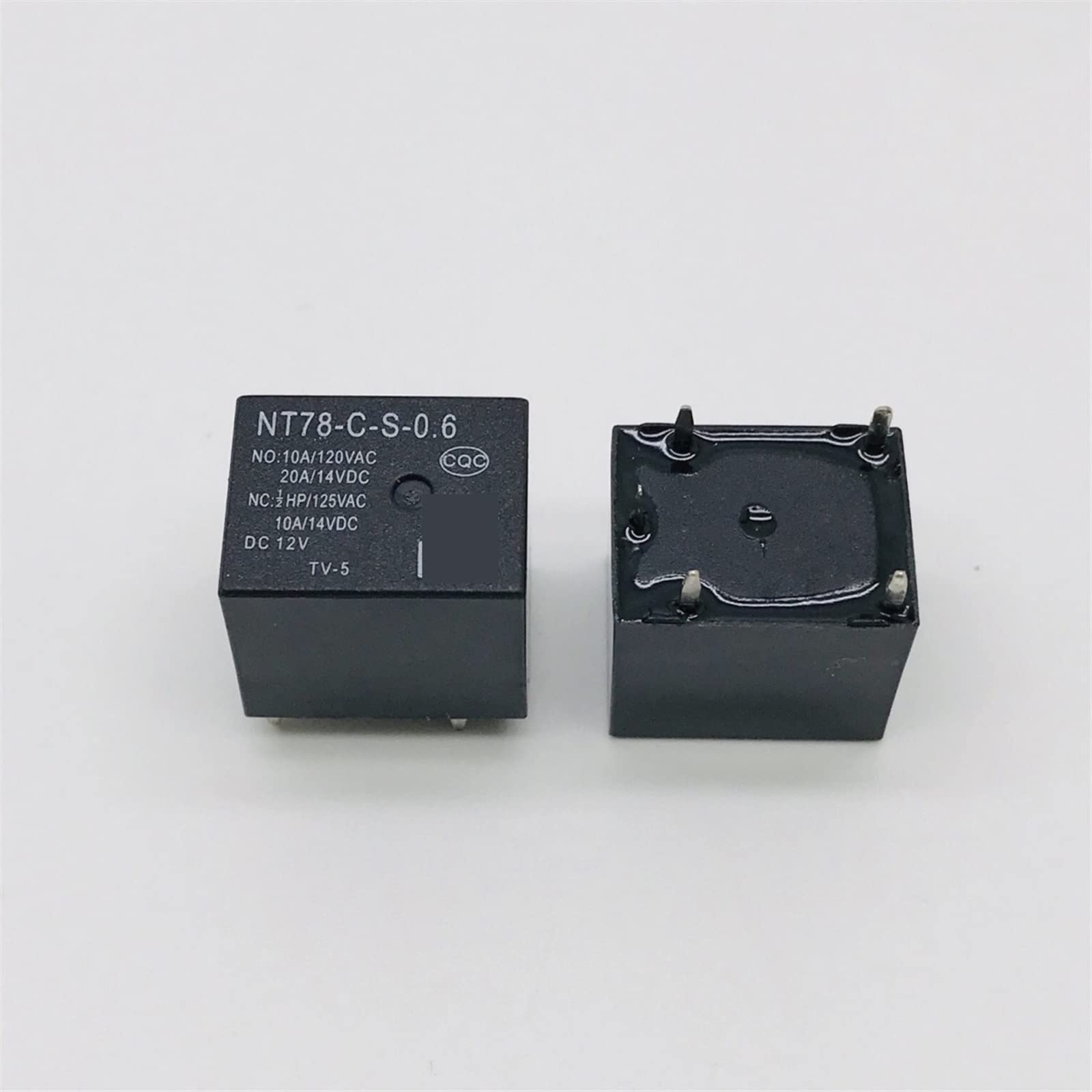 Relais NT78-CS-0.6 DC12V et DC24V miniatures à 5 broches FIDEMM Lot de 10 pièces