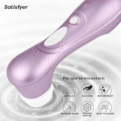 Satisfyer Pro 2 Vibrador Consolador | Estimulación Clitorial Silenciosa y Potente | Regalo de Juguete Sexual para Mujer | Juguete Sexual Erótico Extremo | Vibrador de Ondas de Presión con Vibraciones