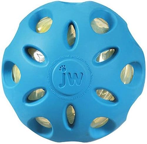 Crackle Heads Crackle Ball Crunchy Noise Chew Fetch Juguete para perros de varios colores grande de 4 pulgadas