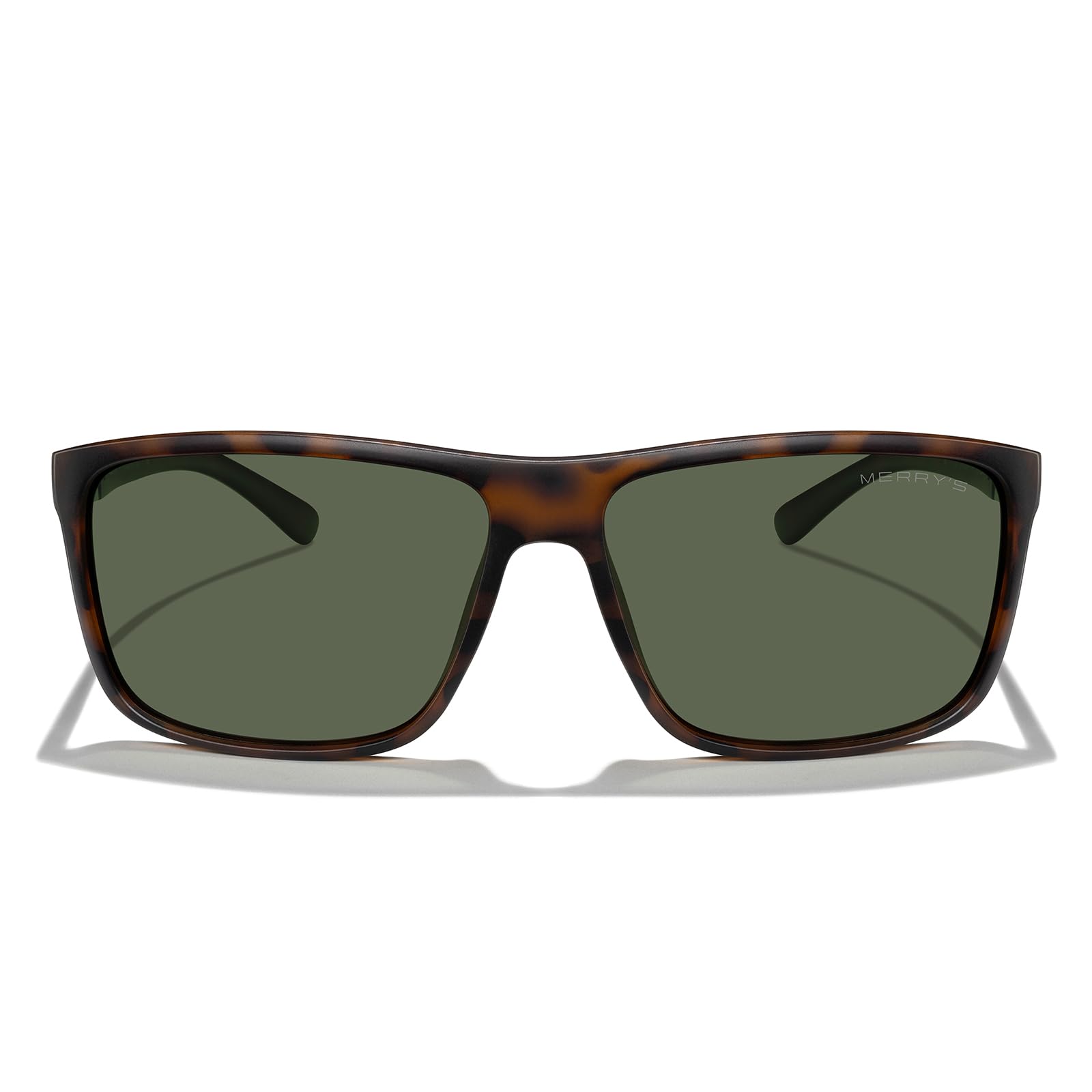 MERRY'S Rectangular Polarized Sports Sunglasses for Men Women Cycling Driving Fishing UV400 Protection S8225