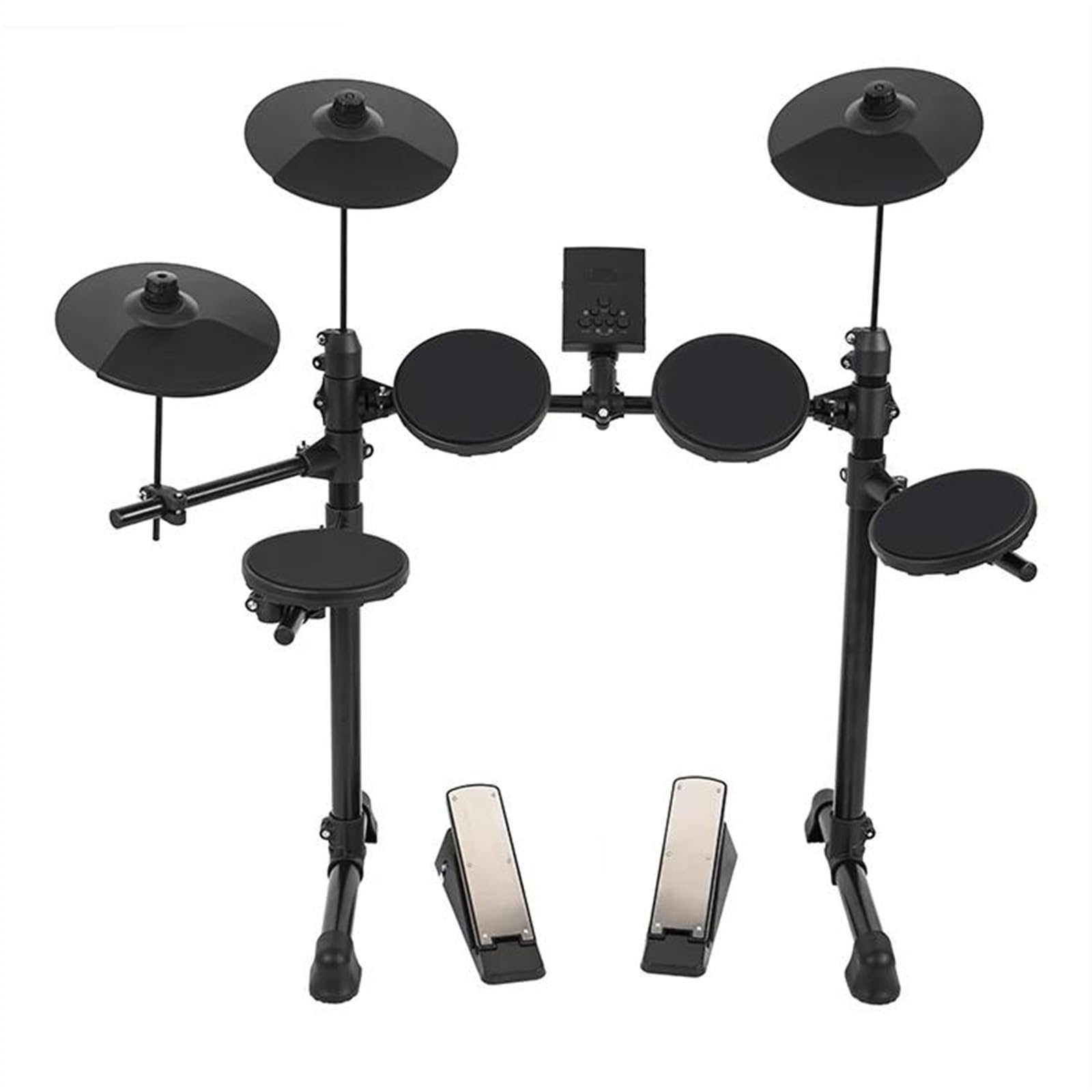 Batteria Elettronica Professionale Batteria Elettronica Portatile Batteria Elettronica Professionale Mesh 15 Set di Batteria con 195 Toni 10 brani
