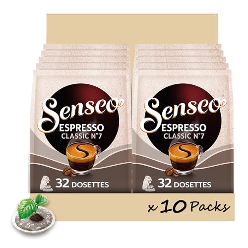 Senseo Espresso Classique 32 dosettes 222g - Lot de 10