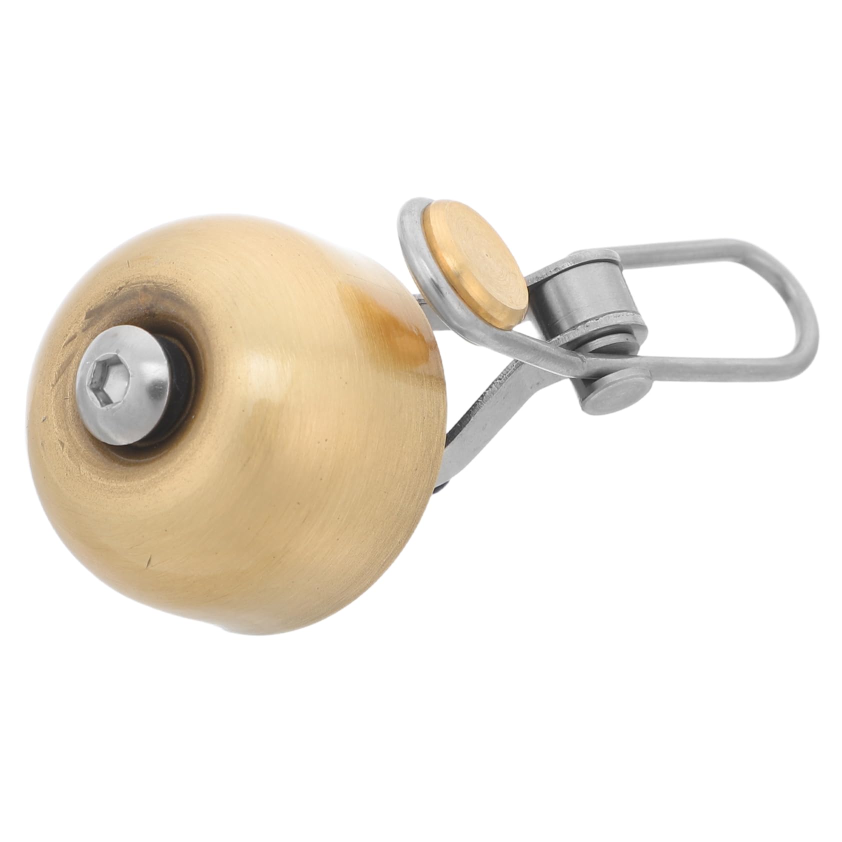 HEMOTON Retro Bicycle Handlebar Horn for Mountain and Folding Bikes Clear Loud Sound Easy to Install Durable Copper Cycling Accessory for