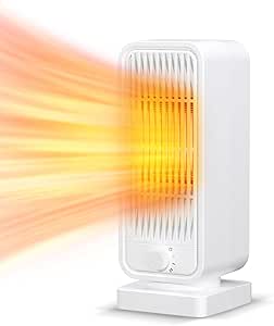 【新登場】 セラミックヒーター 小型 電気ファンヒーター 2秒速暖 暖房器具 マイナスイオン空気清浄 省エネ 速暖 大風量 コンパクト 3段階温度調整 900W 足元ヒーター ファンヒーター 温度調節 2重過熱保護 転倒OFF 節電対策 過熱保護 セラミックファンヒーター 窓下結露対策/寝室/トイレ/洗面所/オフィスに適用商品画像