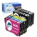 Produktbild GoToners 34XL Ersatz für Epson 34 XL Druckerpatrone für Epson Workforce Pro WF-3720DWF WF-3725DWF WF3720DWF WF3725DWF WF-3725 WF-3720 (2 Schwarz 1Cyan 1Magenta 1Gelb, 5er-Pack)
