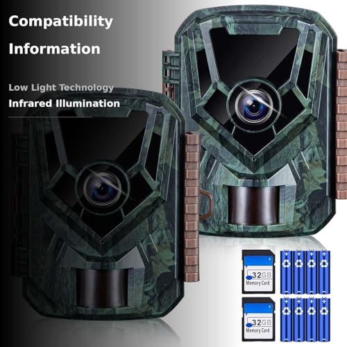 KJK 36MP Trail Camera for Wildlife