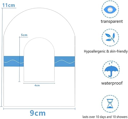 Vista 20 de Parches adhesivos para sensor Guardian 3/4, parches de sensor CGM impermeables y sin látex para 7 días (paquete de 20), cinta adhesiva precortada